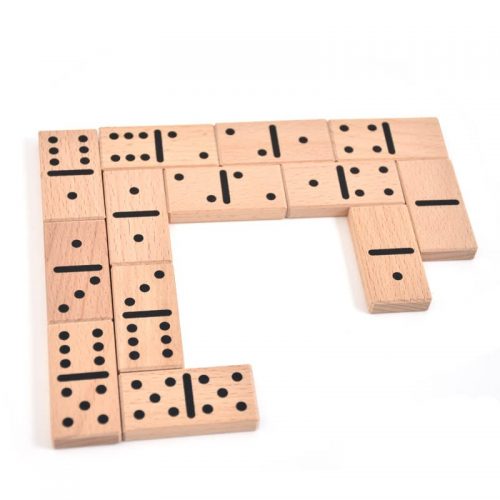 Domine s črnimi pikami/Domino with black spots