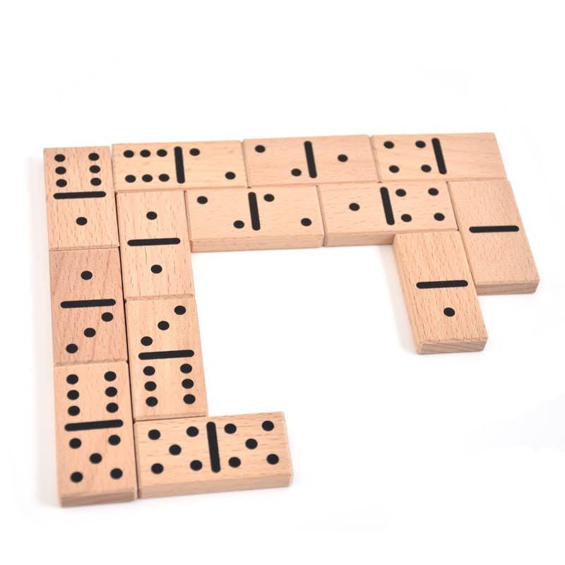 Domine s črnimi pikami/Domino with black spots Domine s črnimi pikami/Domino with black spots