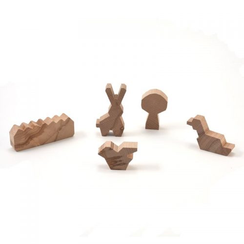 Leseni zloženčki/Wooden jungle