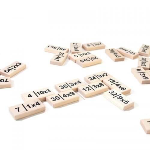 Lesene domine poštevanka/Multiplication domino